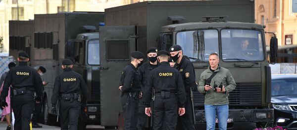 Policía de Bielorrusia (archivo) - Sputnik Mundo