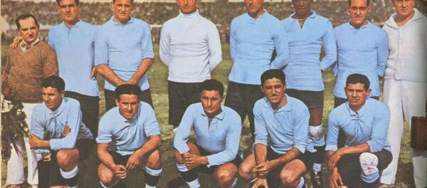 El equipo de fútbol de Uruguay, 1930 - Sputnik Mundo