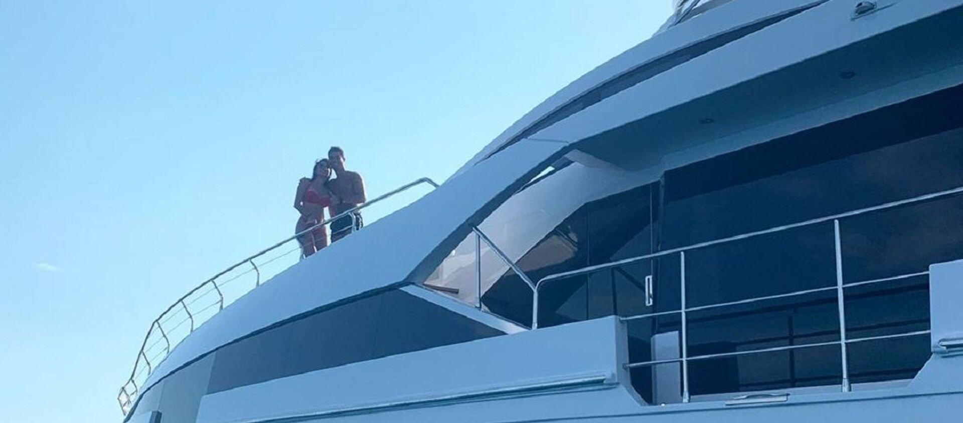 Cristiano Ronaldo a bordo del yate - Sputnik Mundo, 1920, 31.07.2020