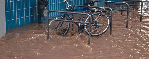 Consecuencias de una inundación (imagen referencial) - Sputnik Mundo