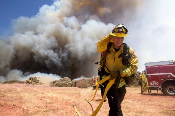 Miles de personas evacuadas: impactantes imágenes de incendios forestales en California - Sputnik Mundo