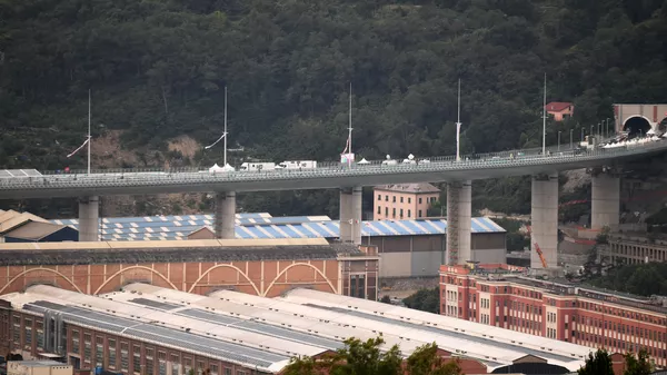 El puente de Génova San Giorgio, Italia - Sputnik Mundo