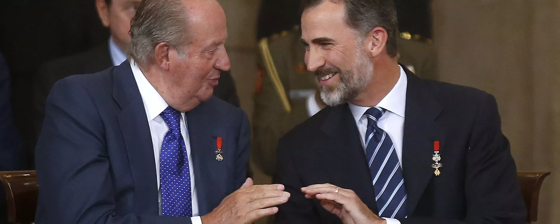 El rey Felipe VI junto al rey emérito Juan Carlos I - Sputnik Mundo, 1920, 07.03.2022