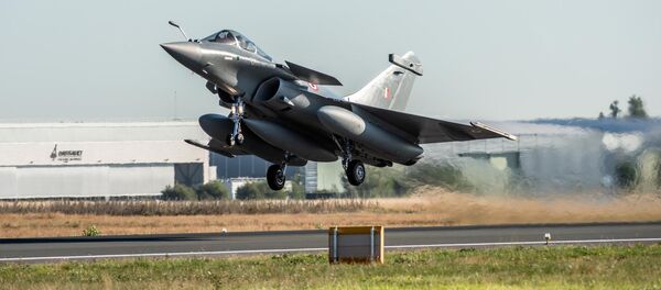 Un caza Rafale de la India - Sputnik Mundo