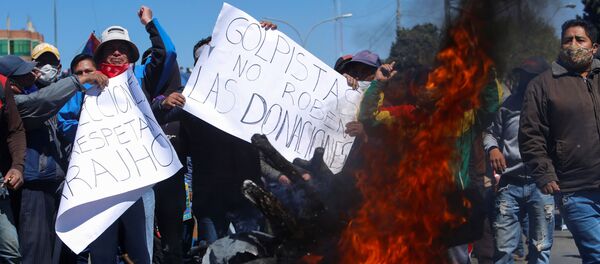 Protestas en Bolivia (Archivo) - Sputnik Mundo