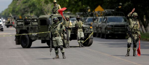 Las fuerzas de la Guardia Nacional tras la detención de José Antonio Yépez Ortiz, 'El Marro' - Sputnik Mundo