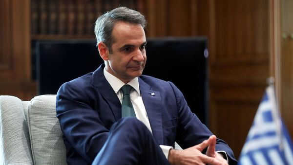 Kyriakos Mitsotakis, primer ministro de Grecia - Sputnik Mundo