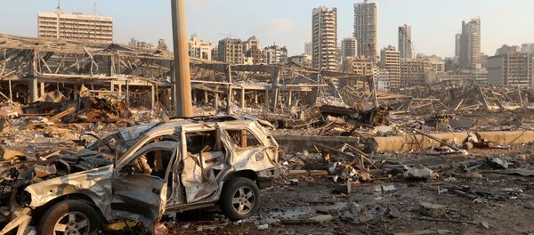 Explosión en el puerto de Beirut - Sputnik Mundo