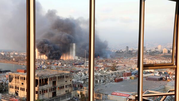 Explosión en Beirut Explosión en Beirut - Sputnik Mundo