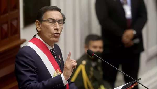 Martín Vizcarra, presidente de Perú - Sputnik Mundo