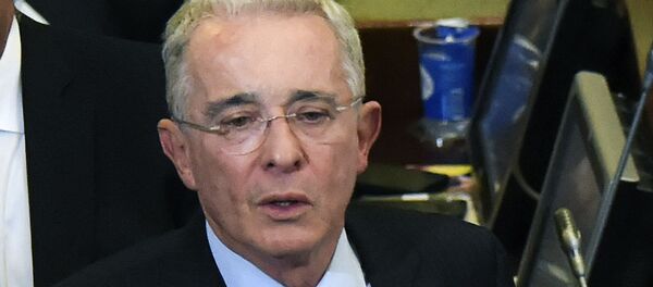 Álvaro Uribe, senador y expresidente colombiano Álvaro Uribe, senador y expresidente colombiano - Sputnik Mundo