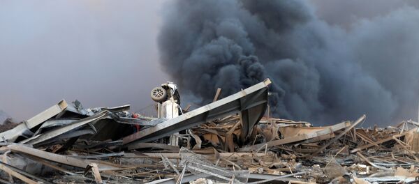 Efectos de la explosión en Beirut - Sputnik Mundo