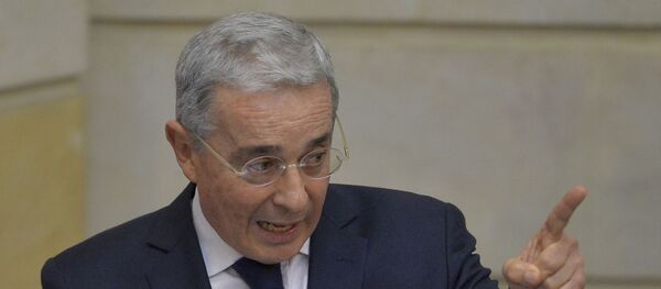 Álvaro Uribe, senador y expresidente colombiano - Sputnik Mundo