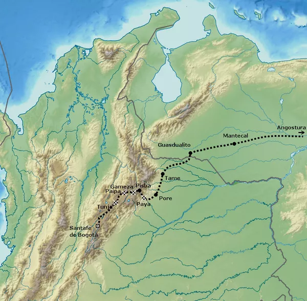 Así comandó Simón Bolívar la heroica travesía de la Campaña Libertadora de Bogotá Así comandó Simón Bolívar la heroica travesía de la Campaña Libertadora de Bogotá - Sputnik Mundo