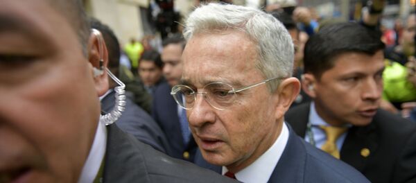 Álvaro Uribe, senador y expresidente colombiano  - Sputnik Mundo