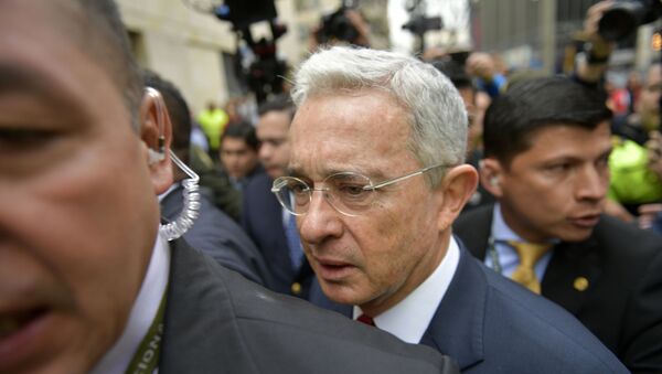 Álvaro Uribe, senador y expresidente colombiano  - Sputnik Mundo