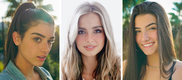 Celebridades de TikTok Addison Rae Easterling (ctro.), Charli y Dixie D'Amelio (izda. y dcha.) Celebridades de TikTok Addison Rae Easterling (ctro.), Charli y Dixie D'Amelio (izda. y dcha.) - Sputnik Mundo