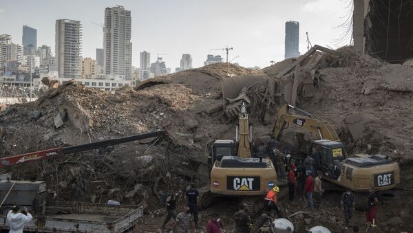Consecuencias de la explosión en Beirut - Sputnik Mundo