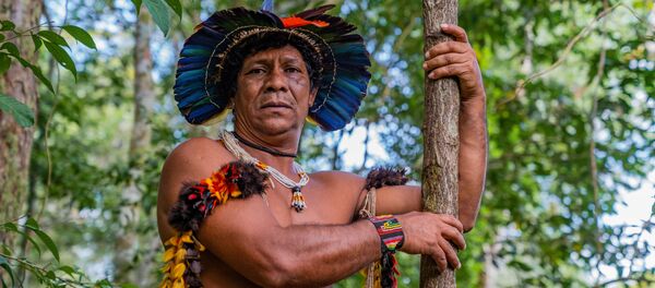 Indígena guaraní en Brasil - Sputnik Mundo