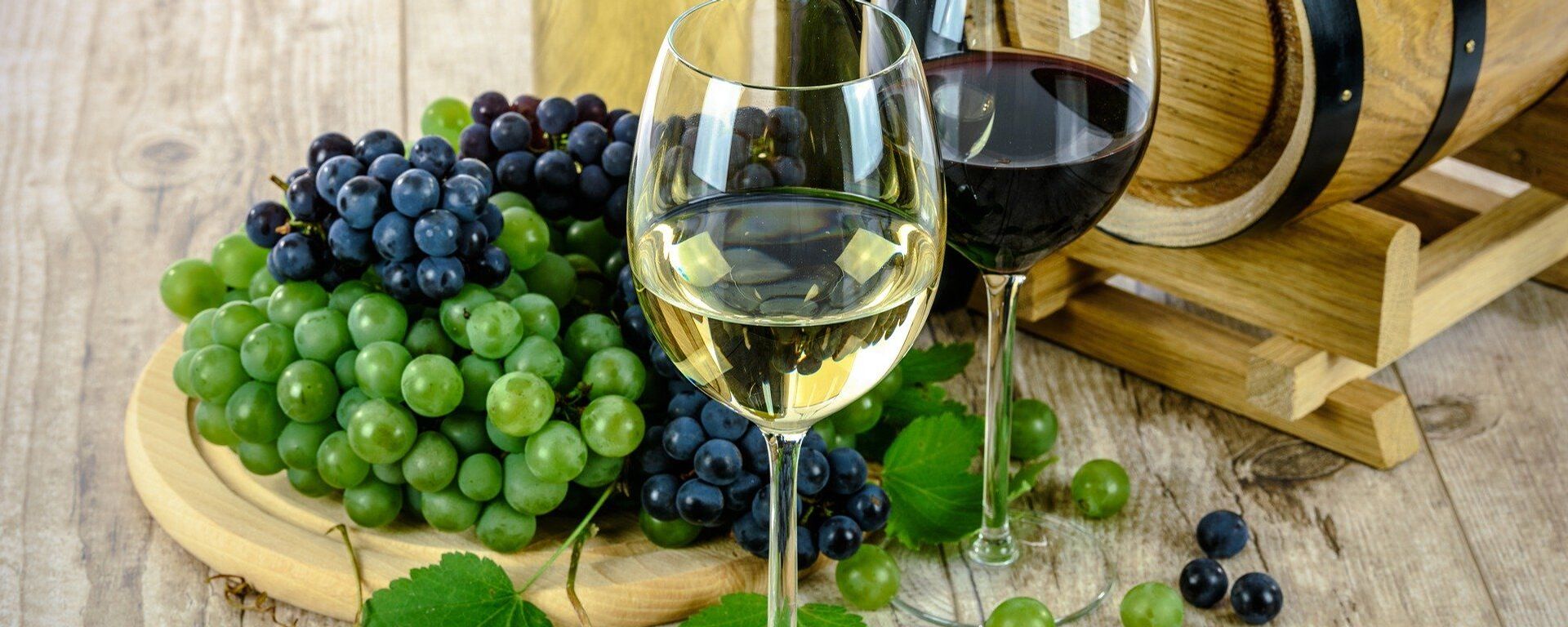 Vino y fruta, referencial - Sputnik Mundo, 1920, 18.01.2021