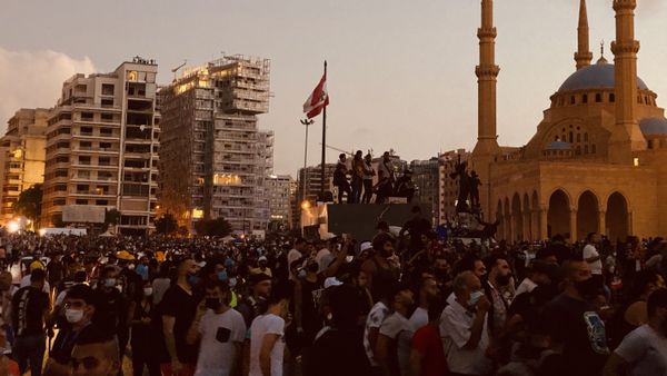 Protestas antigubernamentales en El Líbano Protestas antigubernamentales en El Líbano - Sputnik Mundo