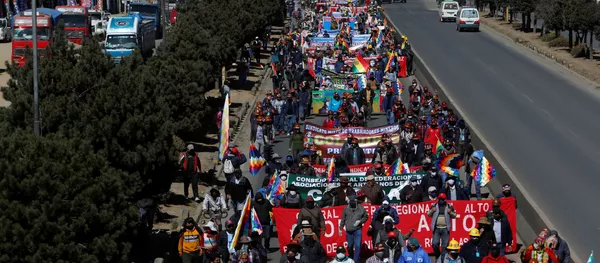 Protestas en demanda de elecciones en Bolivia (archivo) Protestas en demanda de elecciones en Bolivia (archivo) - Sputnik Mundo