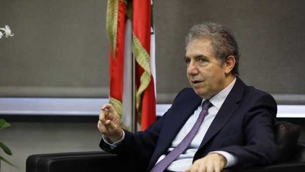 Ghazi Wazni, el ministro de Finanzas libanés Ghazi Wazni, el ministro de Finanzas libanés - Sputnik Mundo