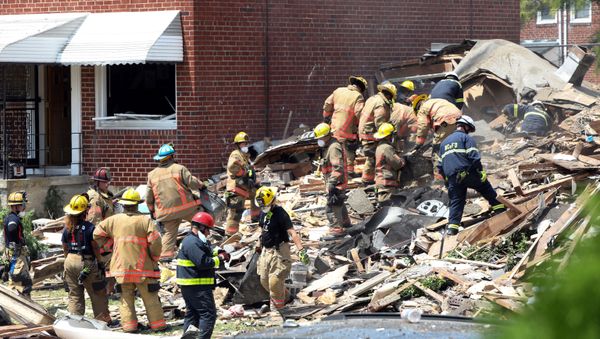 Consecuencias de la explosión de gas en Baltimore Consecuencias de la explosión de gas en Baltimore - Sputnik Mundo