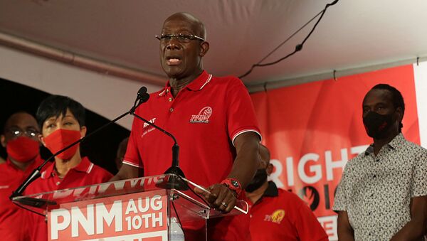 Keith Rowley, primer ministro de Trinidad y Tobago - Sputnik Mundo