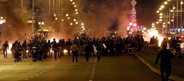 Las protestas en Bielorrusia tras las elecciones presidenciales Las protestas en Bielorrusia tras las elecciones presidenciales - Sputnik Mundo