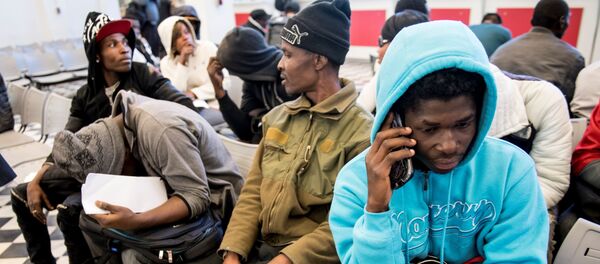 Migrantes haitianos en Chile - Sputnik Mundo