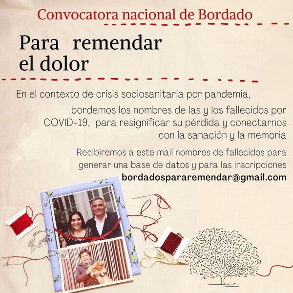 Las muertes por COVID-19 tienen nombre en Chile y están bordados - Sputnik Mundo