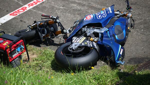 La motocicleta de Enea Bastianini  - Sputnik Mundo