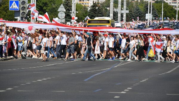 Protestas postelectorales en Bielorrusia - Sputnik Mundo