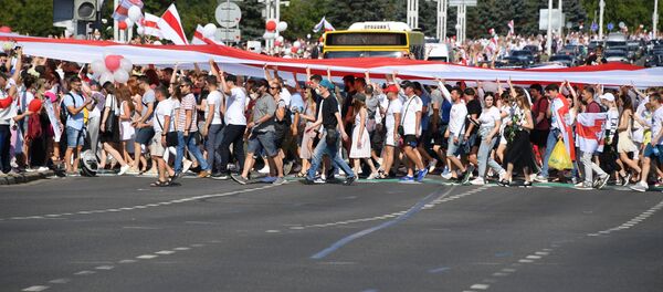 Protestas postelectorales en Bielorrusia - Sputnik Mundo