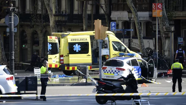 La Rambla tras el atentado en 2017