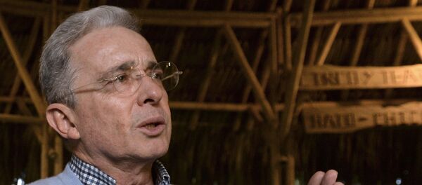 Álvaro Uribe, senador y expresidente colombiano - Sputnik Mundo