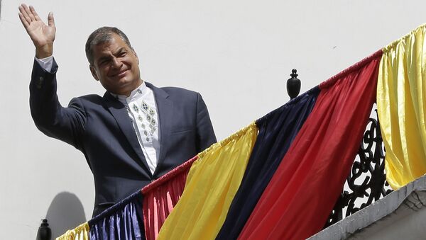 Rafael Correa, expresidente de Ecuador - Sputnik Mundo