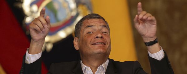 Rafael Correa, candidato a la vicepresidencia de Ecuador - Sputnik Mundo