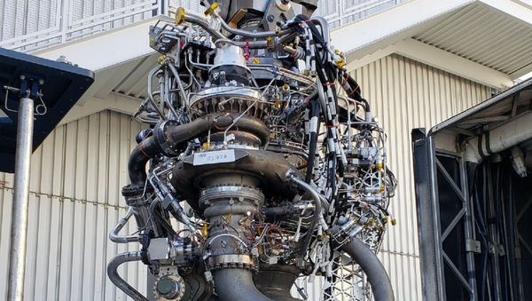 Un motor Raptor de SpaceX Un motor Raptor de SpaceX - Sputnik Mundo