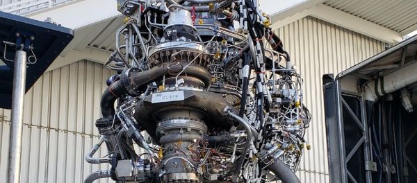 Un motor Raptor de SpaceX Un motor Raptor de SpaceX - Sputnik Mundo
