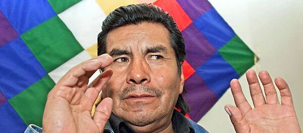 Felipe Quispe Huanca, veterano líder sindical y político boliviano - Sputnik Mundo