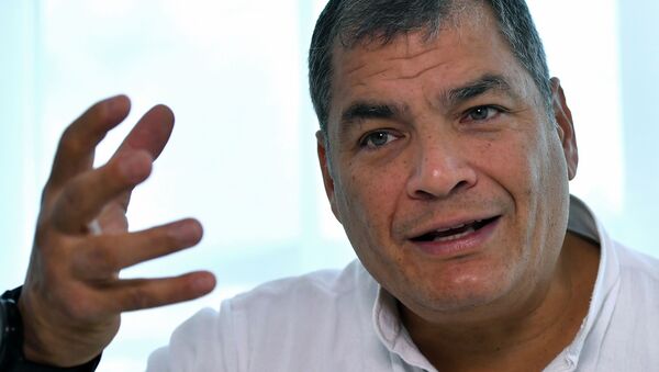 Rafael Correa, expresidente de Ecuador - Sputnik Mundo