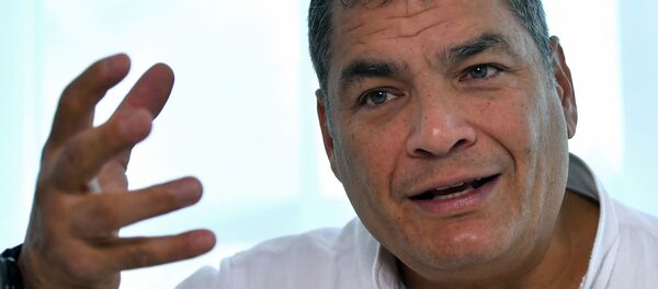 Rafael Correa, expresidente de Ecuador - Sputnik Mundo