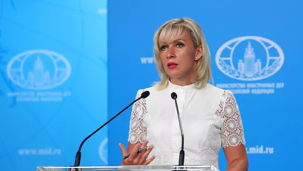 María Zajárova, la portavoz del Ministerio de Exteriores ruso
