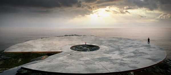 Imagen del 'Memorial Mundial de la Pandemia' proyectado en la costa de Montevideo, Uruguay - Sputnik Mundo