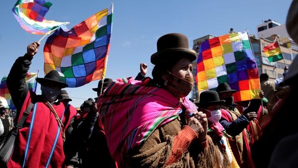 Protestas en Bolivia - Sputnik Mundo