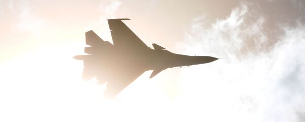 Un caza Su-30SM de la Fuerza Aérea rusa - Sputnik Mundo