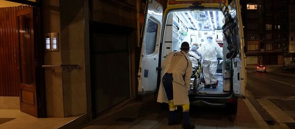 Ambulancia en España - Sputnik Mundo