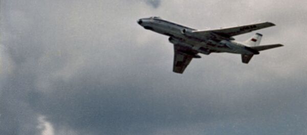 Un avión de pasajeros Tu-124 (archivo) - Sputnik Mundo
